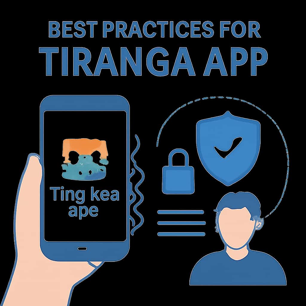 An educational diagram illustrating best practices for Tiranga App.