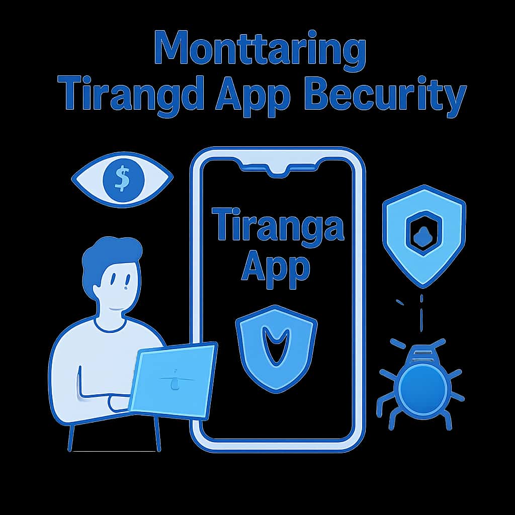 An educational diagram about Tiranga App security measures.