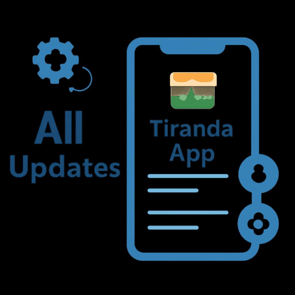 Diagram explaining Tiranga App updates